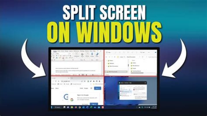 Can you split screen top and bottom?