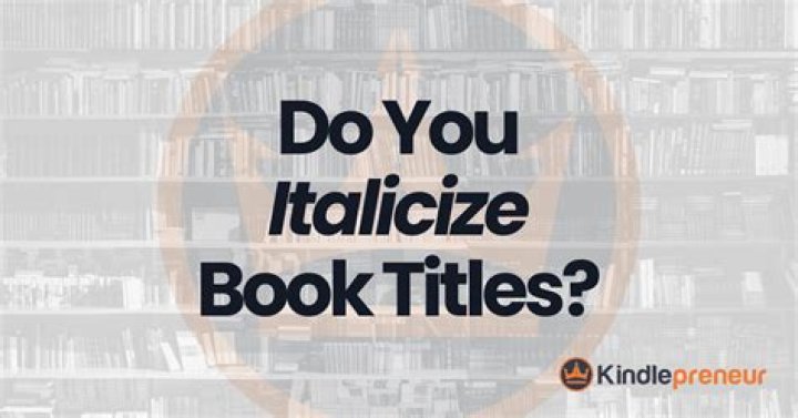 Do you italicize forbes?