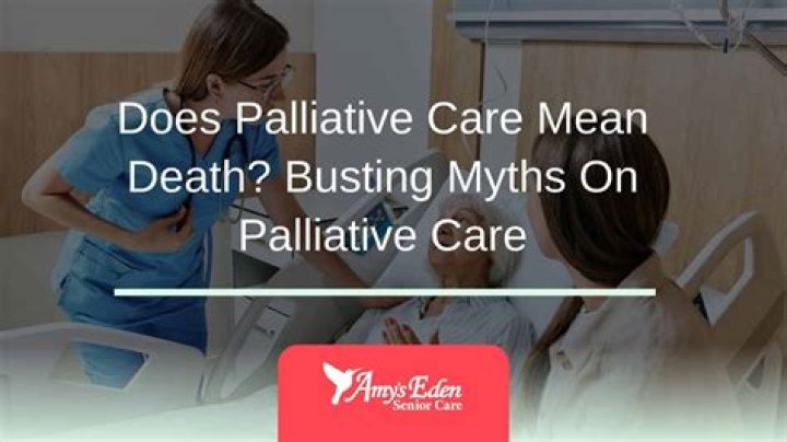 Does palliative mean death?