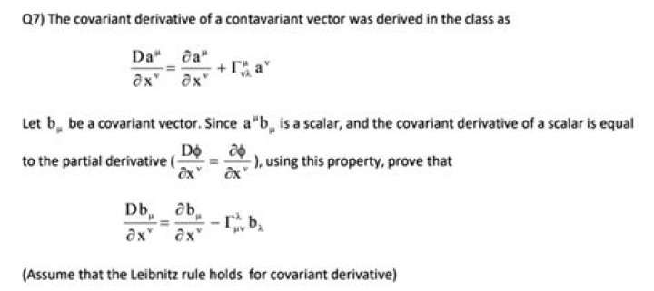 Does the covariant derivative?