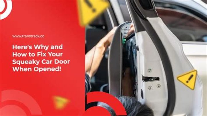For a squeaky car door?