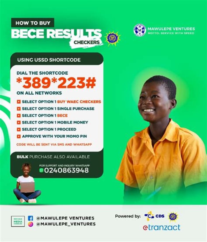 Has the b.e.c.e result come out?