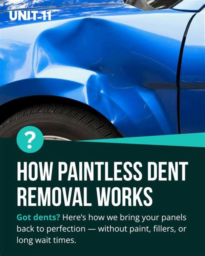 How paintless dent removal works?