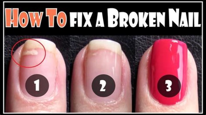 How to fix a half cracked nail?
