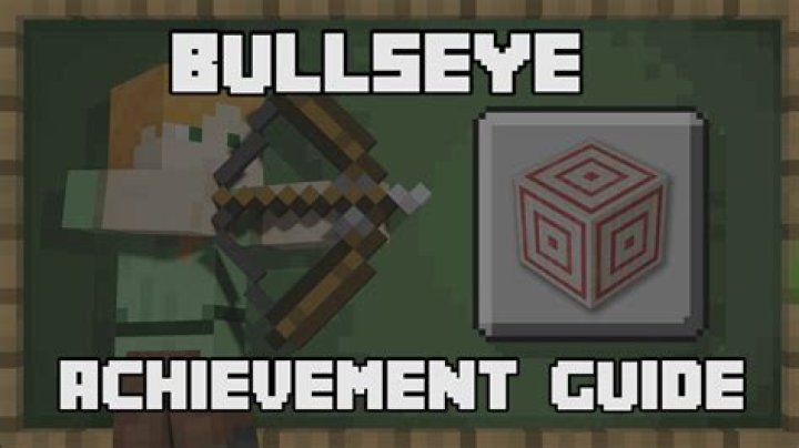 How to get bullseye achievement minecraft java?