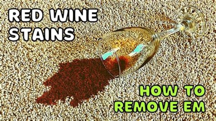 How to remove red wine from painted wall?