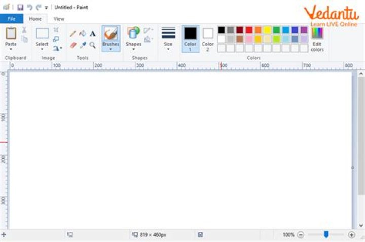 In computer what is paintbrush?