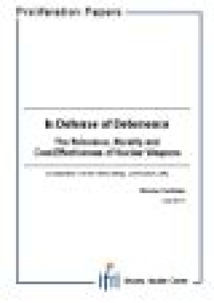 In defense of deterrence?