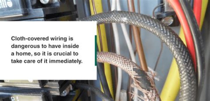 Is cloth covered wiring dangerous?