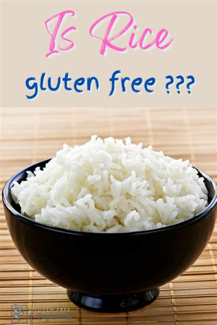 Is rice gluten free?