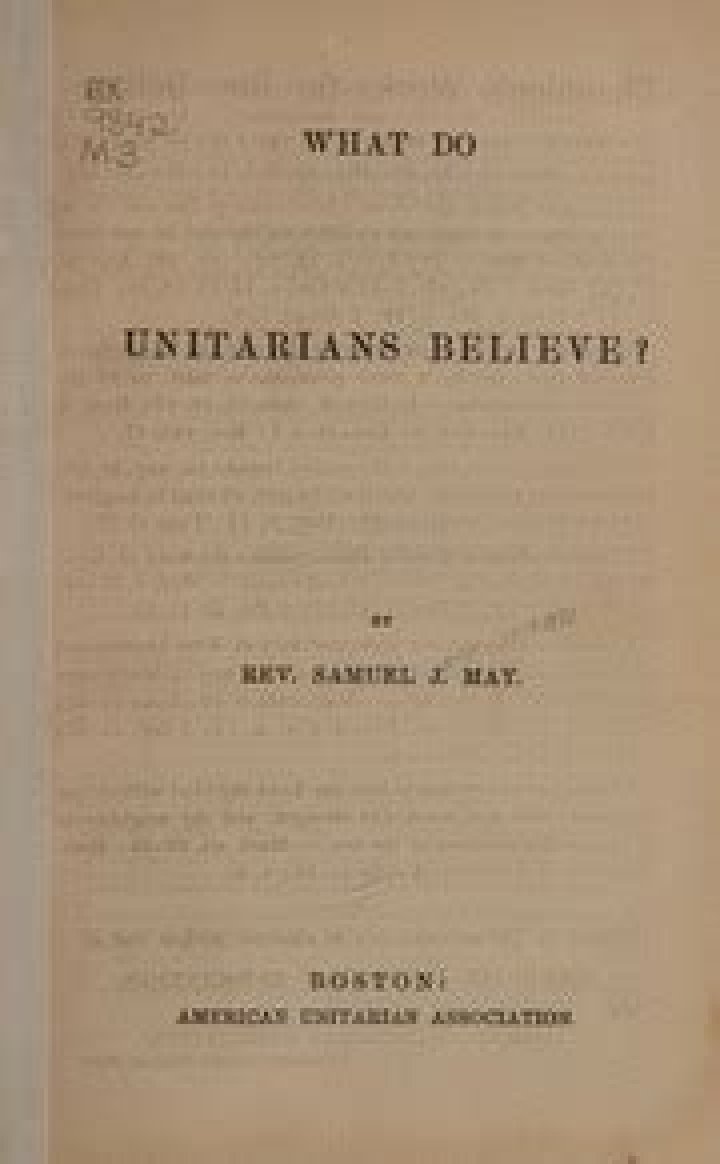 What do unitarians believe?