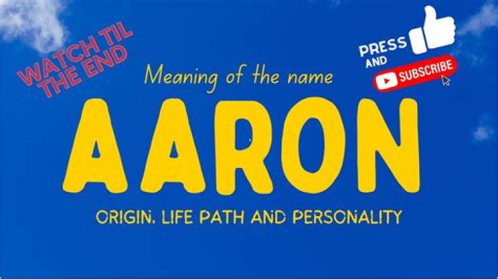 What does ahron mean?