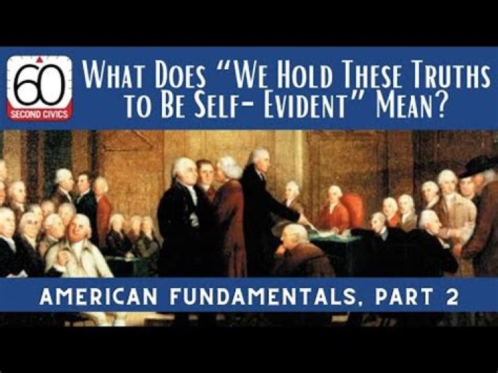 What does self-evident mean in philosophy?