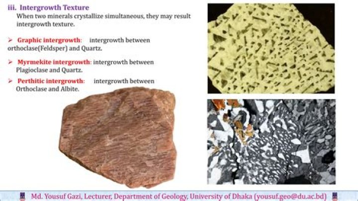 What is myrmekite geology?