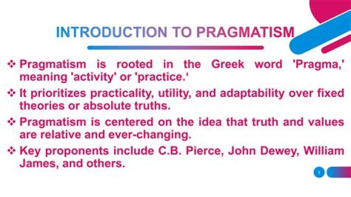 What pragmatism means william james summary?