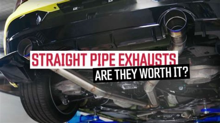 Whats straight piping a car?