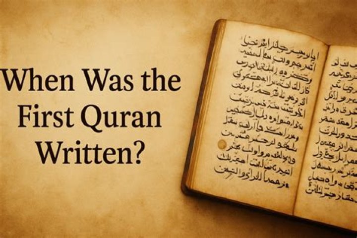 When did quran written?