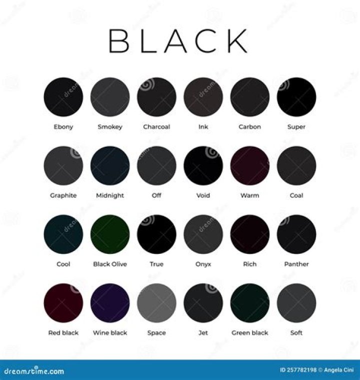 Which color is noir?