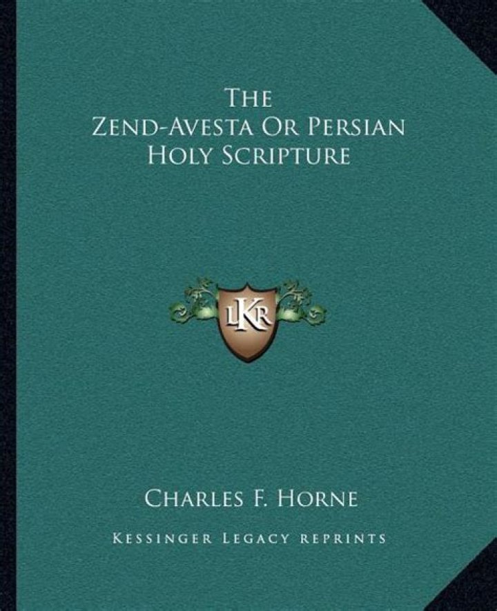 Which religion's holy book is the zend avesta?