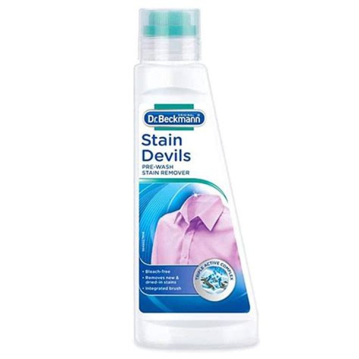 Which stain devil removes blood?