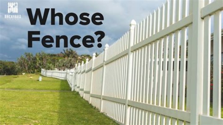 Whose side of the fence is whose?