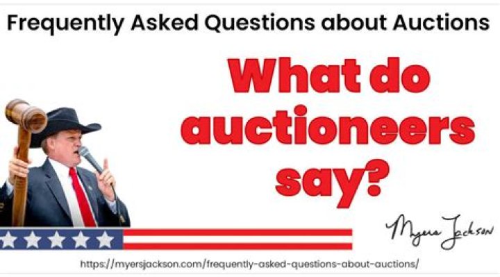 Why do auctioneers say fair warning?