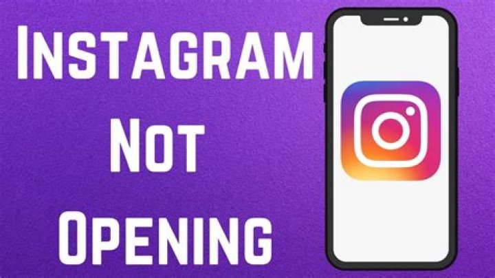Why instagram is not opening?