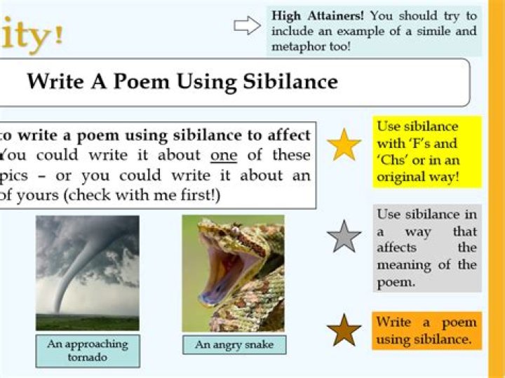 Why is sibilance effective in poetry?